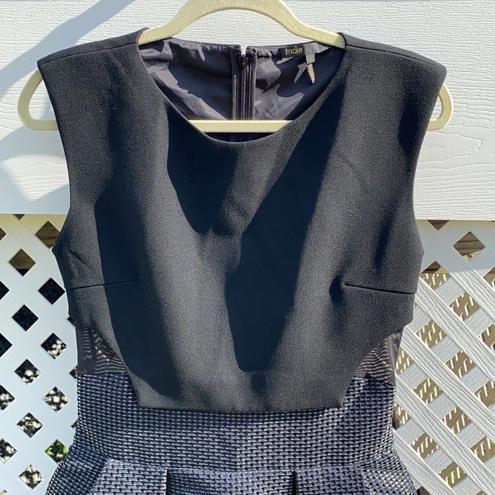 Maje Rydaf Mini Dress Black - Picture 3 of 8